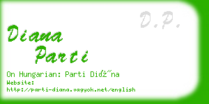 diana parti business card